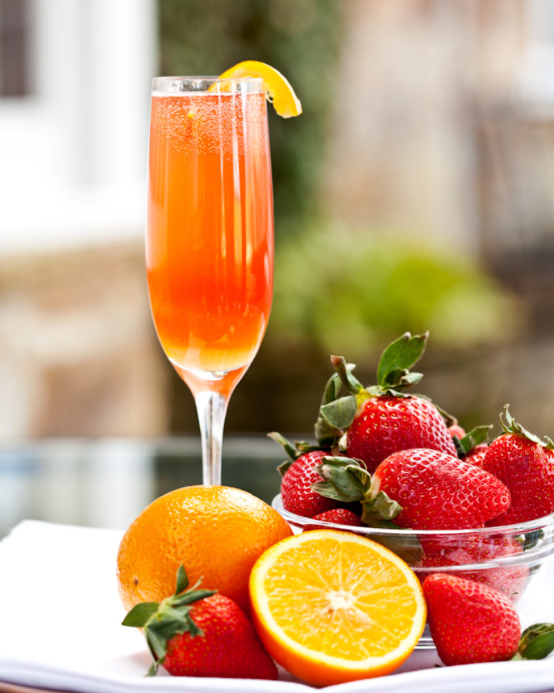 Virgin Orange Strawberry Mimosa