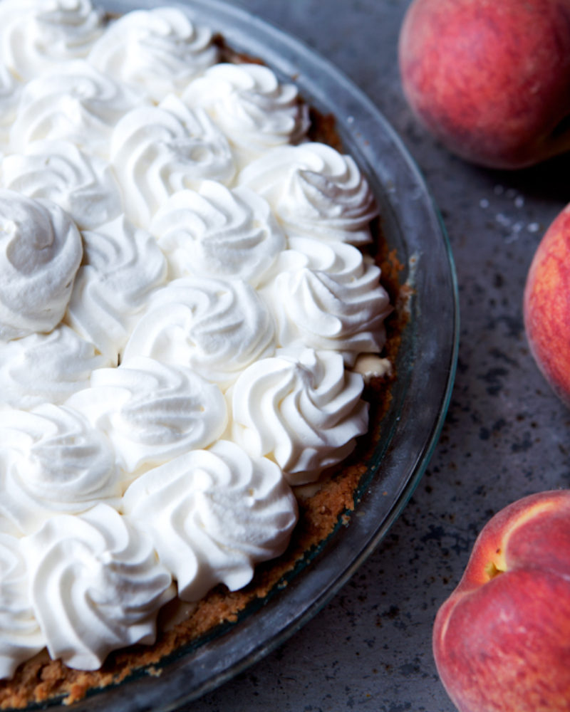 Peach Ice Box Pie