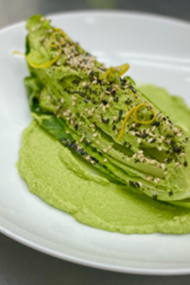 Romaine Wedge with Herb Tahini Dressing