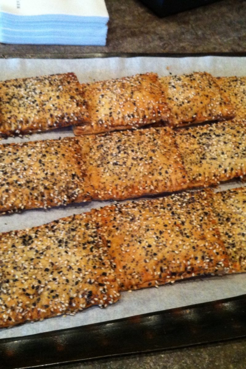 Bacon & Caramelized Onion Pop Tart with Leaf Lard in Pastry Flour