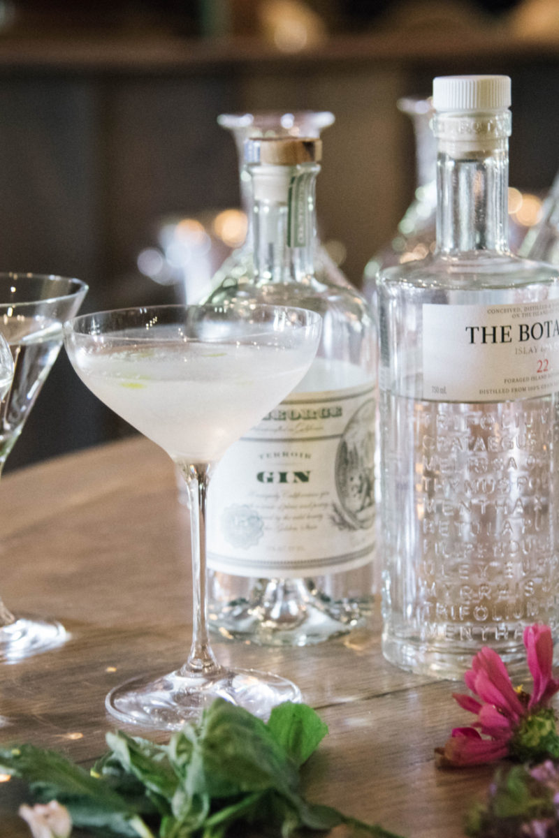 Gin Martini with Seasonal Olive Oil
