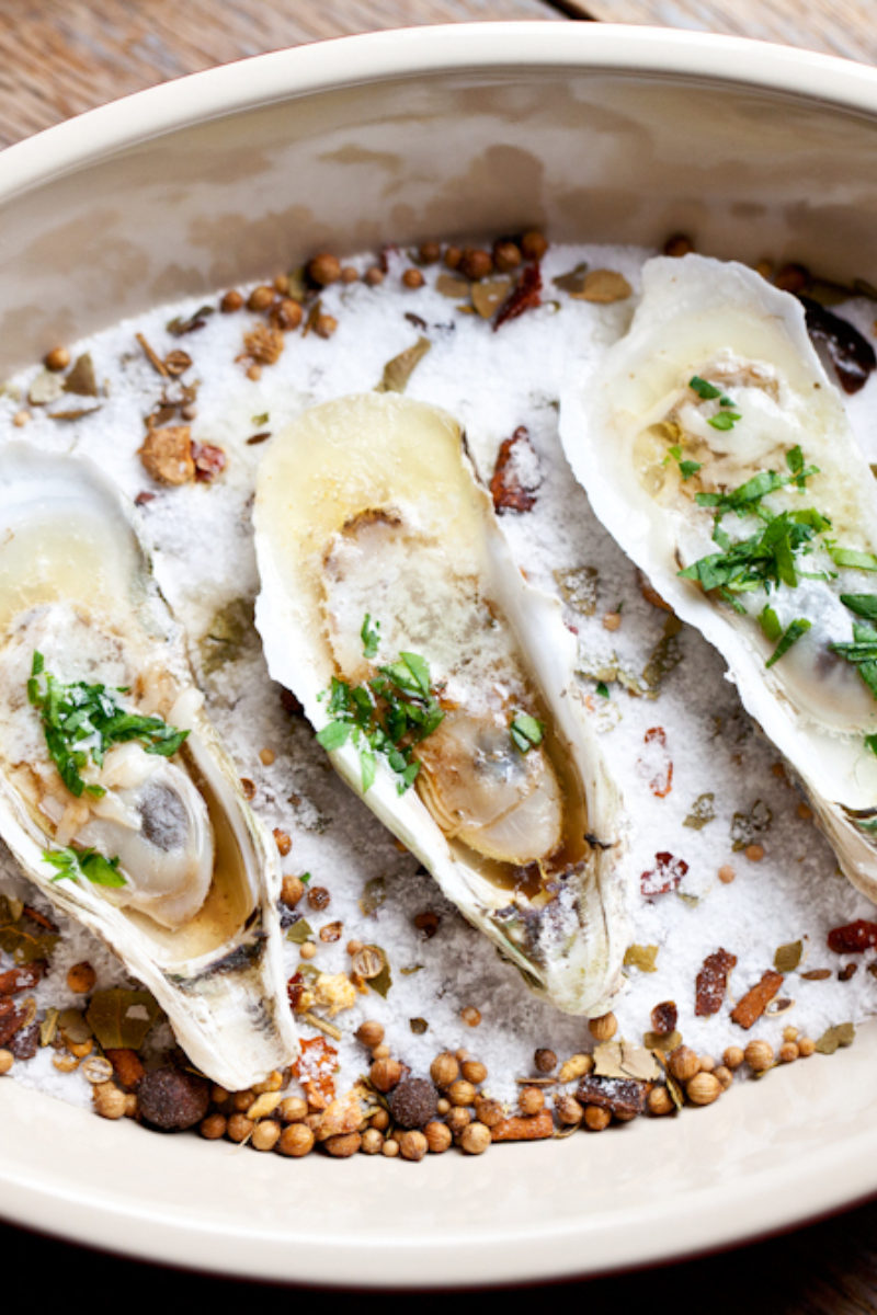 Le Creuset Kitchen Sessions with Chef Joseph Lenn and Roasted Oysters