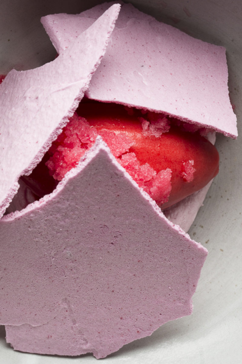 Raspberry and Hibiscus Pavlova