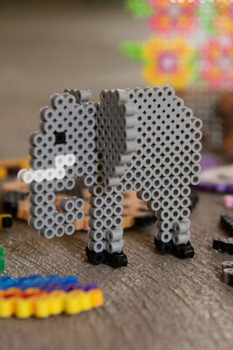 Perler Bead Crafts at Camp