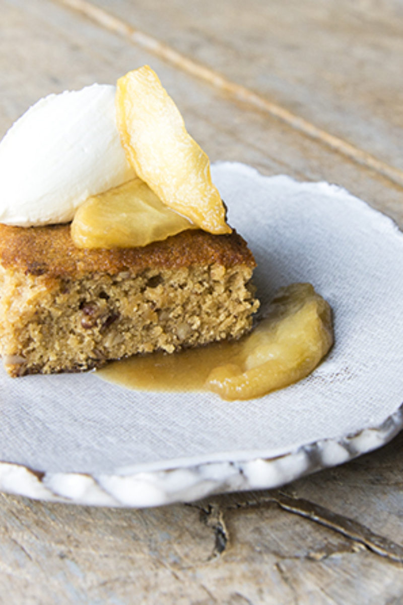 Sorghum Pecan Blondie