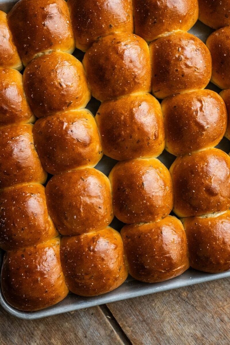 Lemon Rosemary Dinner Rolls