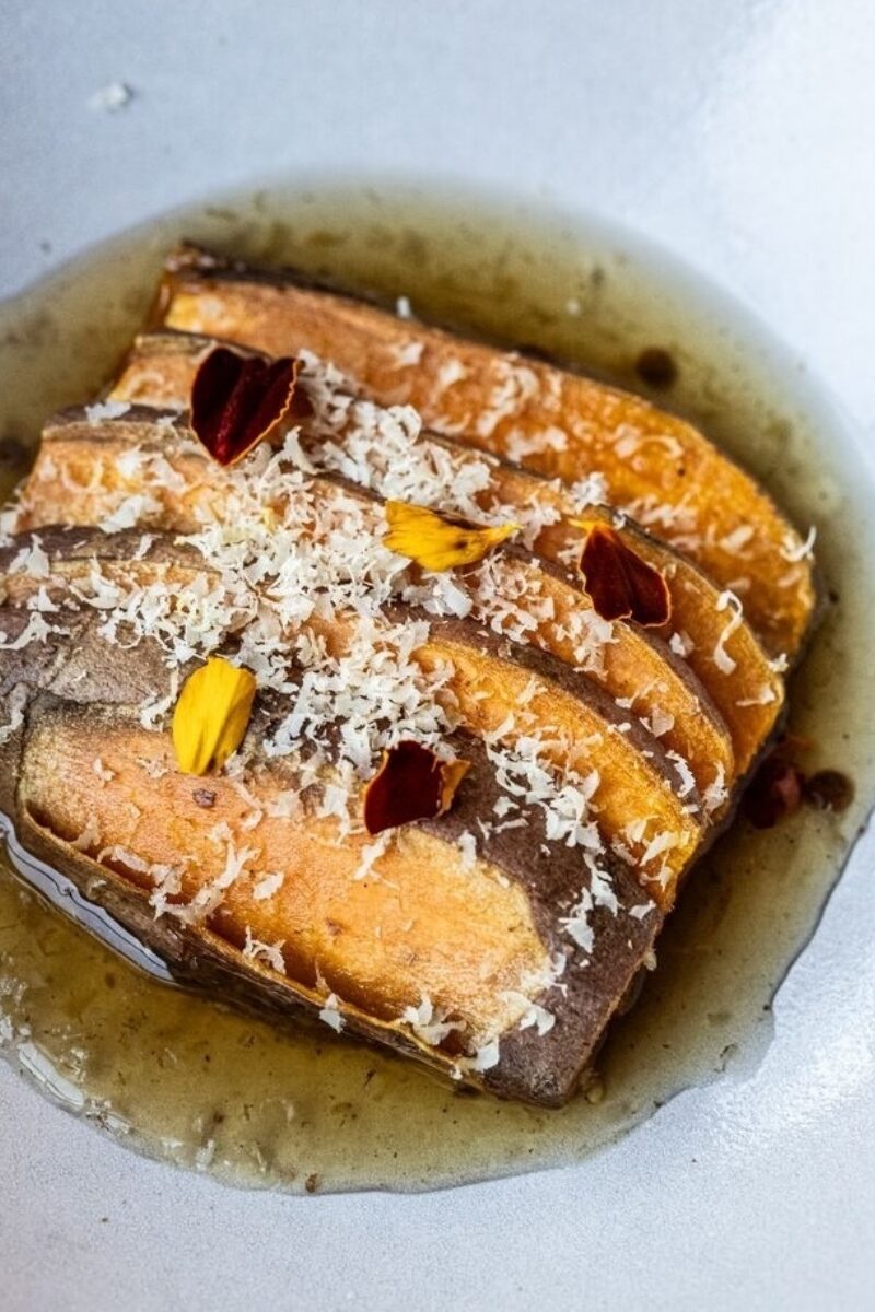 Brown Butter Roasted Sweet Potatoes