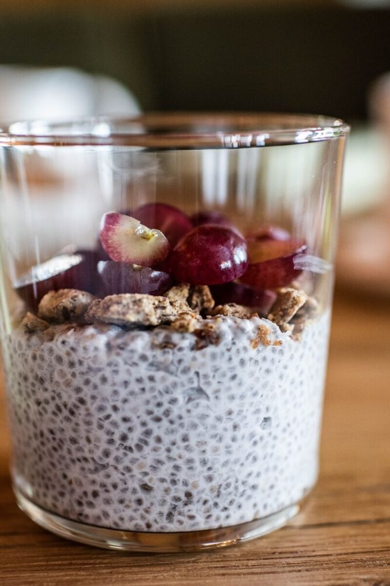 Chia Pudding with Maple Crumble