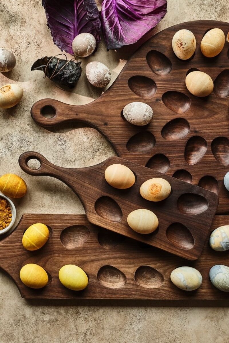 Eco-Friendly Egg Dyeing