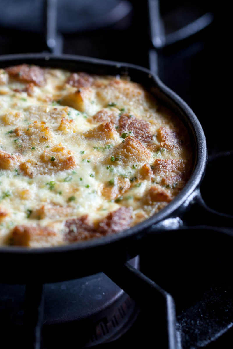 Skillet Cornbread Pudding