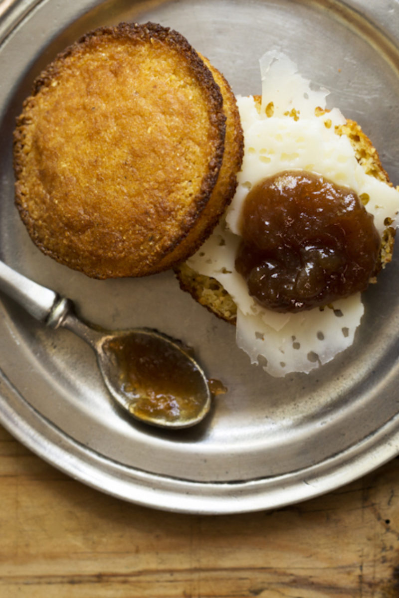 Blackberry Farm Cornbread Muffins with Apple Onion or Strawberry Ramp Jam