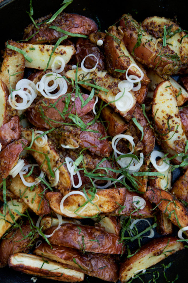 Le Creuset Kitchen Sessions with Chef Josh Feathers and Roasted Potato and Mountain Ramps