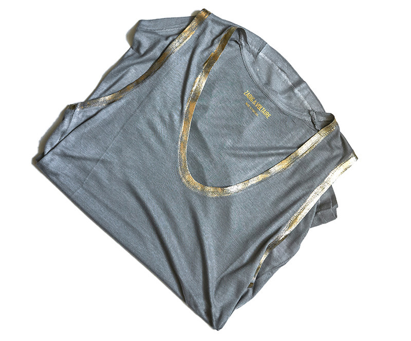 Zadig & Voltaire Tam Foil Tank Top