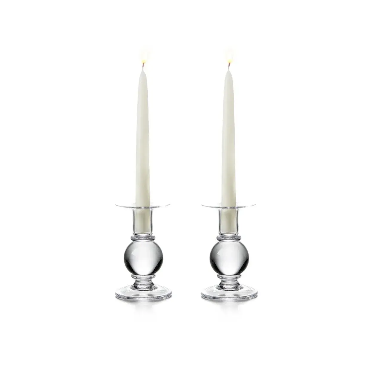 Glass Candlestick Holders