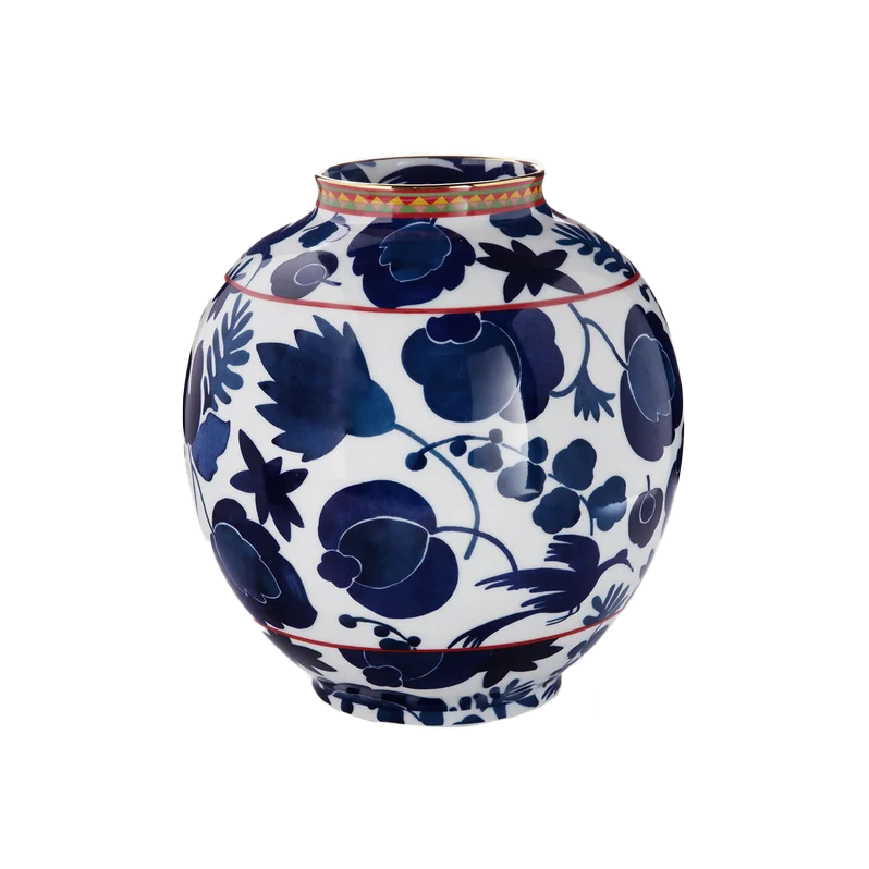 Wildbird Blue Bubble Vase