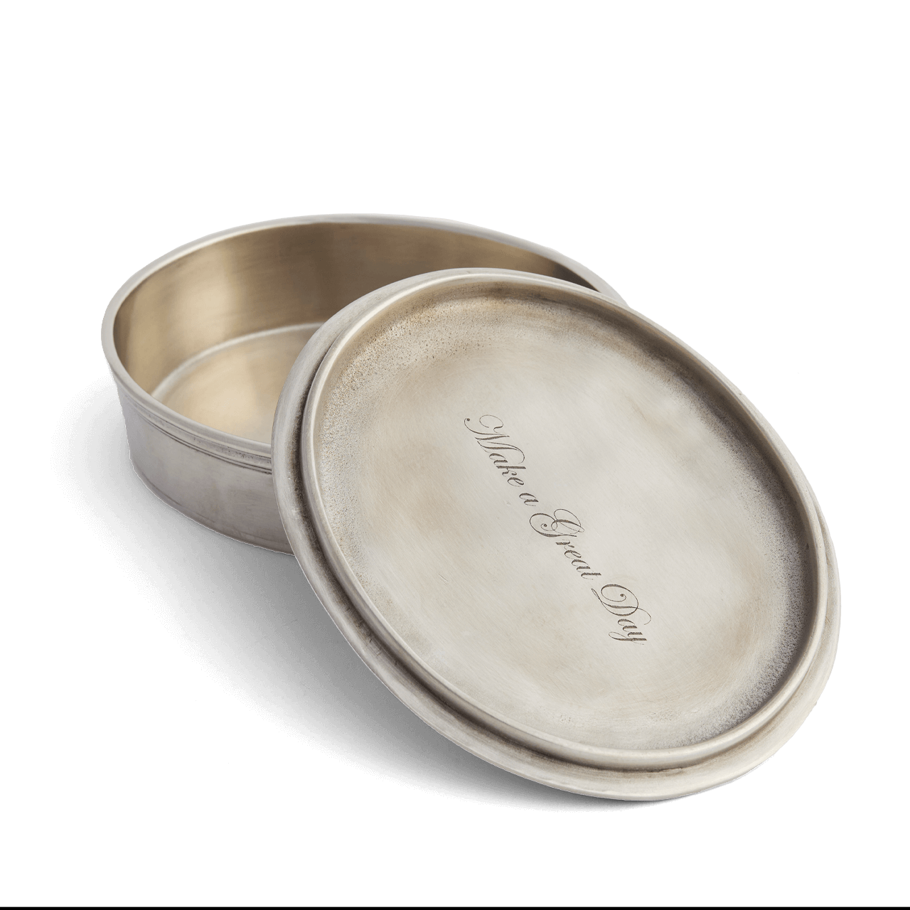 MATCH Make a Great Day Pewter Box