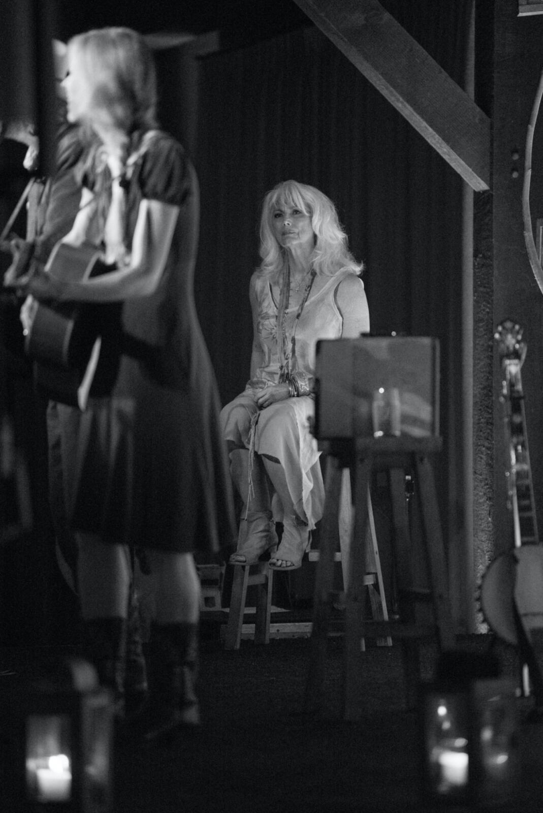 Emmylou Harris watching Gillian Welch and David Rawlings | Bramble Hall | 2019 | by Sarah Rau