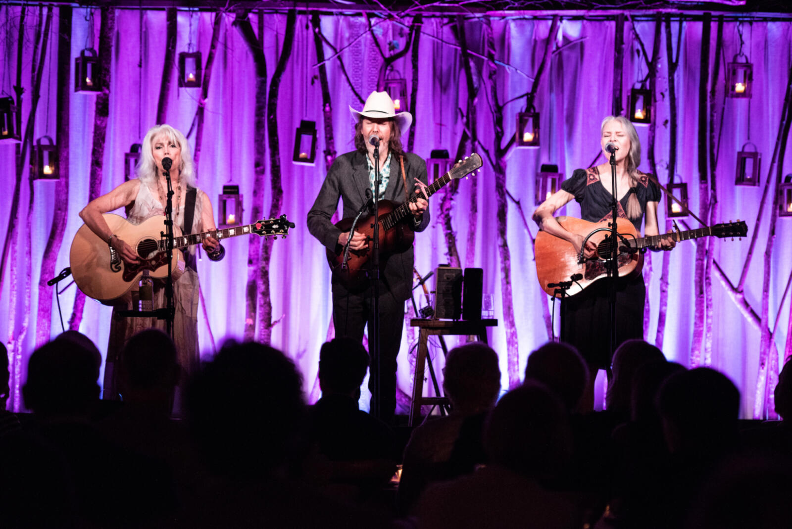 Emmylou Harris, David Rawlings and Gillian Welch | Bramble Hall | 2019 | by Sarah Rau