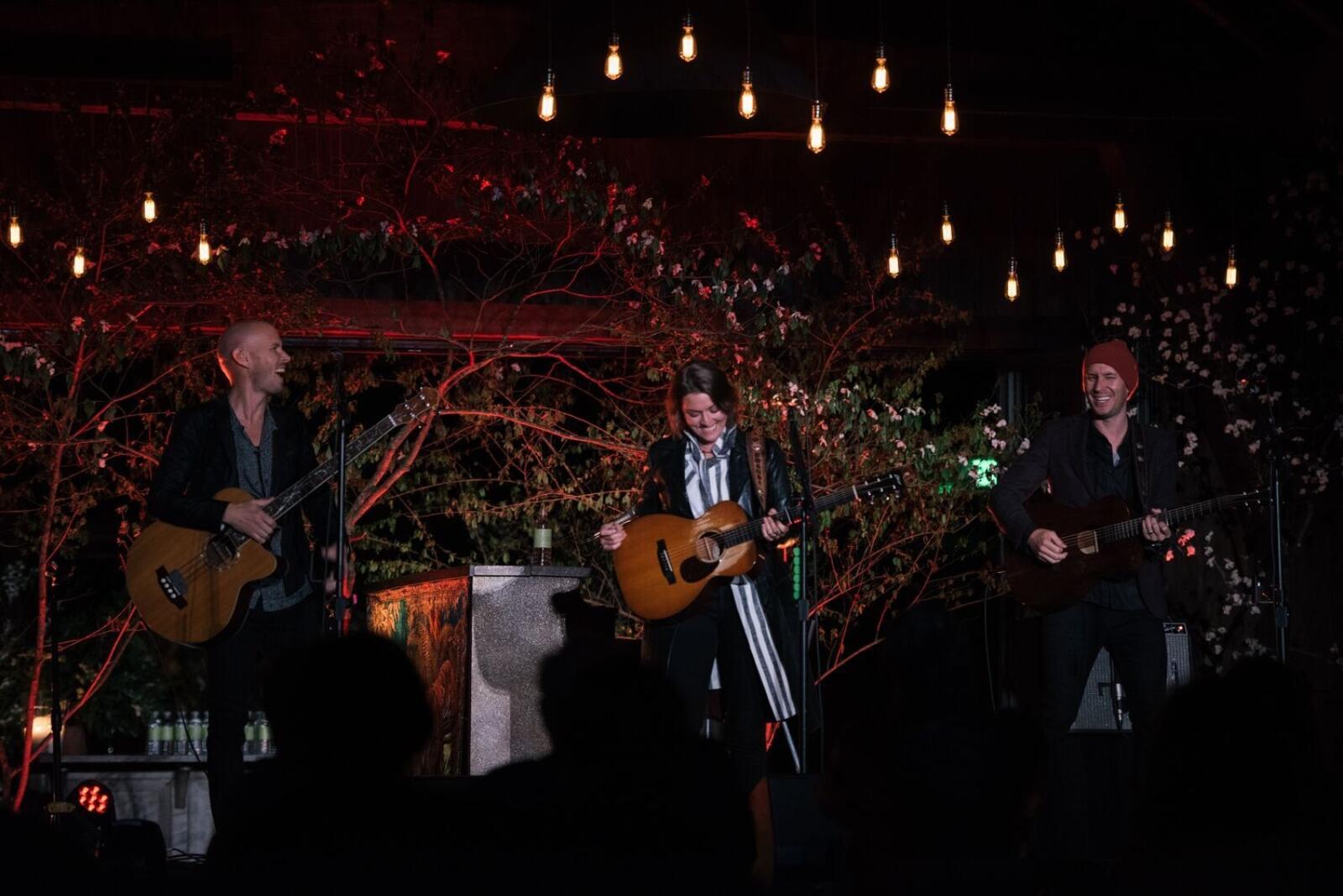 Americana Music Association, Brandi Carlile with Phil and Tim Hanseroth 2019