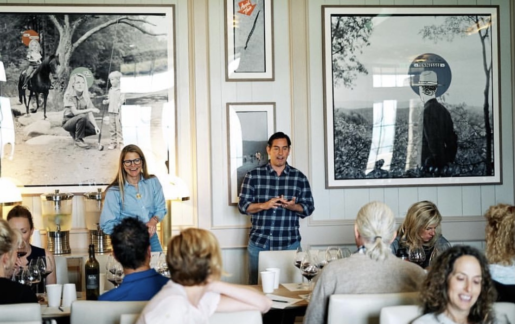 Annie Favia and Andy Erickson with Andy Chabot