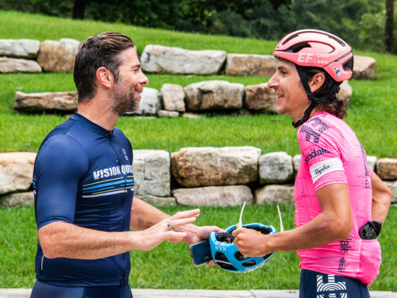 Lachlan Morton and Robbie Ventura