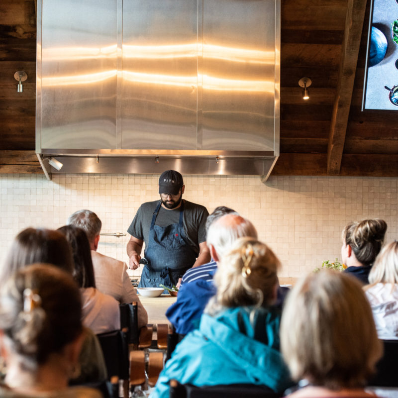 Alon Shaya with Andy Chabot and Cassidee Dabney