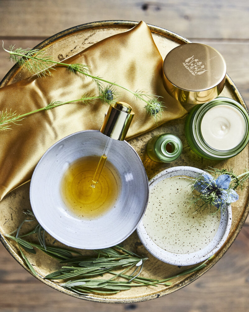 Tata Harper with Kelley Harris